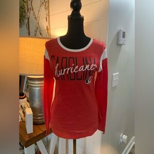 NHL Women’s North Carolina Hurricanes Long Sleeve Top- Size M- BNWOT